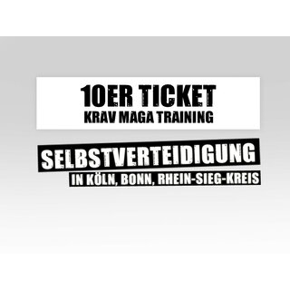 10er Ticket Krav Maga Selbstverteidigung in Kln, Bonn, RS-Kreis