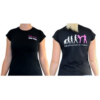 Kravolution of women Krav Maga T-Shirt fr Frauen Training schwarz M