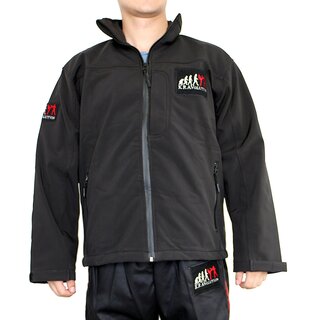 KRAVolution Krav Maga Softshell Trainingsjacke mit Velcro Klettflche