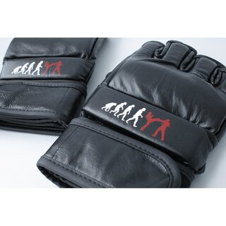 Krav Maga / MMA Freefight Kids Handschuhe KRAVolution Leder schwarz XXS