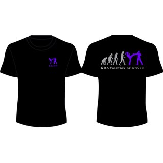 KRAVolution of Woman KRAVit T-Shirt fr Frauen Training schwarz