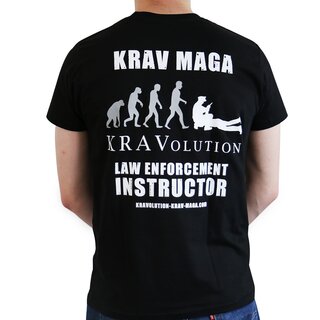 Kopie von KRAVolution Law Enforcement Instructor Shirt Schwarz