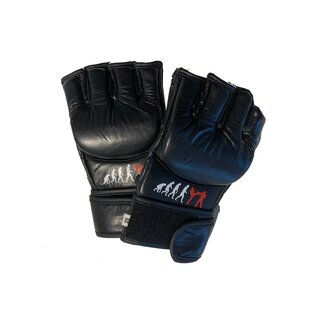 Krav Maga / MMA Freefight Handschuhe New Generation KRAVolution Leder schwarz