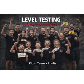 Krav Maga LEVEL Testing f�r Kids, Teenager & Adults