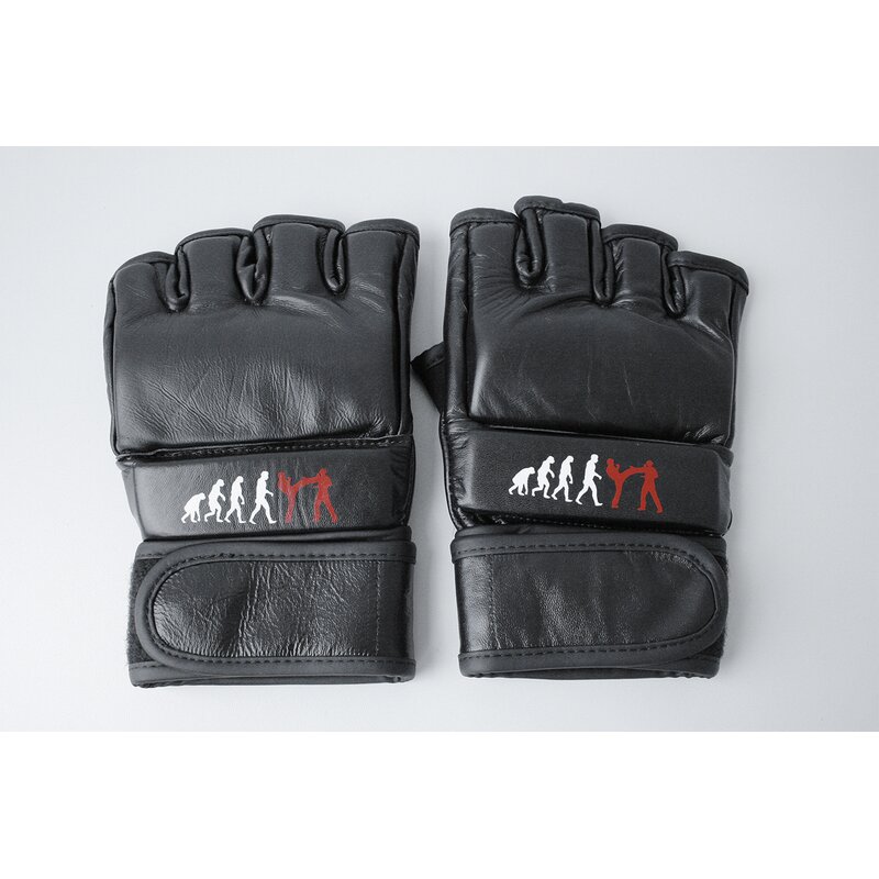 Krav Maga MMA Freefight Gloves KRAVolution Leather black