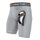 Shock Doctor Compression Short mit Carbon Tiefschutz Weiß XL